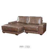 ราคา IMPRESO SOFA โซฟา รุ่น BERNARD หนังแท้อิตาลี สีเทา สีเทาเข้ม (10450026)