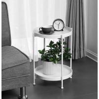 ราคา โกลบอลเฮ้าส์ DELICATO โต๊ะถาดกลม 2 ชั้น รุ่น KF012WH กxยxส 42x42x52ซม ขาว (10542727)