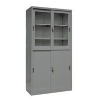 ราคา Decent ตู้เอกสารบานเลื่อน 3 ฟุต บนกระจก ล่างทึบ รุ่น 6-FC-H1 91.7 x 45.7 x 185 ซม. บานเลื่อน บนกระจก ล่างทึบ สีเทาราชการ (10599627)