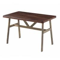 ราคา Global House โต๊ะอาหารรอนนี่ ลายไม้ 120x70x75 ซม. น้ำตาล (10634223)