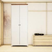 ราคา SB Design Square ตู้เสื้อผ้าบานเปิด รุ่น Ganso สีขาว (80x58x200 cm.) แบรนด์ LOOMS ขาว 50 - 100 ซม. วินเทจ (10726495)