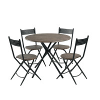 ราคา Global House ชุดโต๊ะอาหาร Delicato HARE BROWN น้ำตาล (10771343)