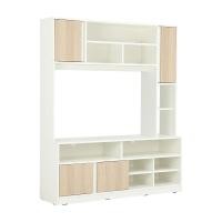 ราคา Index Living Mall Official Store ตู้วางทีวี + Hutch รุ่นสเปนเซอร์ ขนาด 150 ซม. สีขาว/เลอร์บานา โอ๊ค (10784860)