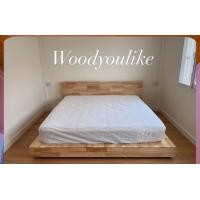 ราคา wood you like Minimal Wood bed ไม้ยางพาราประสานเกินฟูก ขนาด 6 ฟุต (10810287)
