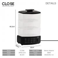 ราคา Close หม้อนึ่งไฟฟ้า 3 ชั้น ขนาด 12 ลิตร 900 วัตต์ รุ่น DFZG-L014 สีดำ ดำ ดำ (10816509)