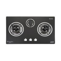 ราคา Lucky Flame เตาแก๊ส 3 หัว LGS-913(N) เตาแก๊สแบบฝังเคาน์เตอร์ หน้ากระจกนิรภัยสีดำ ดำ (10818318)