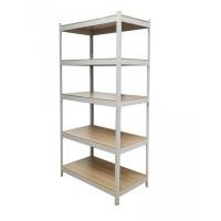 ราคา HUMMER ชั้นวางของเหล็กพื้นไม้ MDF 5 ชั้น 90x50x182ซม. สีขาว สีขาว (10827331)