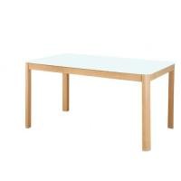 ราคา Global House DELICATO โต๊ะรับประทานอาหารท็อปกระจกนิรภัย รุ่น WD-15090WT สีขาว (10868159)