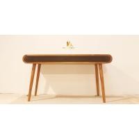 ราคา PF_Phrae | โต๊ะทำงาน โต๊ะหนังสือไม้สักแคปซูล ขนาด 150X60 ซม. สูง 80ซม. สีเนื้อไม้ 150*60*80ซม. (10874745)