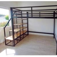 ราคา Pandapillow เตียง2ชั้น ขนาด 3.5 ฟุต เตียงชั้นล่างโล่ง เตียงชั้นลอย เตียงยกสูง แข็งแรงมาก 3.5 ฟุต บันไดเดินขึ้นและทำชั้นวางของ สีดำ (10845350)