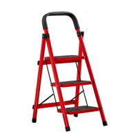 ราคา HUMMER บันไดเหล็กมือจับ 3 ขั้น รุ่น LF006 สีแดง เครื่องมือใช้งานบนที่สูง (10894254)