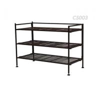 ราคา HAWDD ชั้นเหล็กวางรองเท้า 3 ชั้น CS003 W48.5xL30xH67.3cm สีดำ สีดำ (10910586)