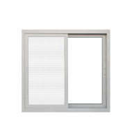 ราคา Global House WELLINGTAN หน้าต่างอะลูมิเนียม บานเลื่อน SS WGCW1211-2P 120x110ซม. พร้อมมุ้ง ขาว 120*110*10 (10889158)