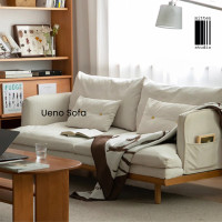 ราคา Mitten Studio Ueno White Nanotechnology Cloth Sofa โซฟาผ้านาโนผิวสัมผัสนุ่มสบาย 160 White Corn Nanosoft (10923125)