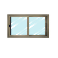 ราคา Global House WELLINGTAN หน้าต่างอะลูมิเนียม บานเลื่อน SS CGW1810-2P พร้อมมุ้ง 10*180*100 สีแชมเปญ (10889304)