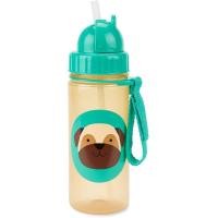 ราคา Skip Hop Zoo Straw Bottle กระติกน้ำพร้อมหลอดดูด Pug classic (11013518)