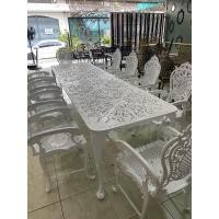 ราคา Anchisaalloy ชุดสนามอัลลอยด์ เฟอร์นิเจอร์สนามอัลลอย 10 ที่นั่ง ลายราชสิงห์ (12006899)