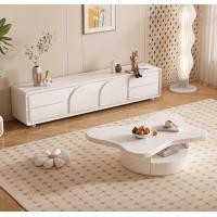 ราคา Fairyhouse ชั้นวางทีวี สไตล์มินิมอล TV23-01 โต๊ะกลาง ขาวครีม (11087268)