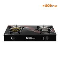 ราคา SCE Plus เตาแก๊สหัวคู่ หน้ากระจก รุ่น GG2 - รับประกัน 2 ปี 2 หัวเตา (12103220)