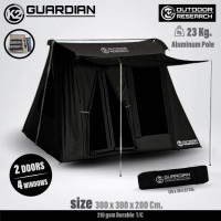 ราคา K2 เต็นท์ทรงเคบิ้น Guardian Glamping Tent สีดำ (12099940)