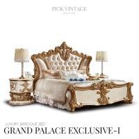 ราคา GRAND PALACE EXCLUSIVE-I LUXURY BAROQUE BED เตียงนอนหลุยส์ PREMIUM SERIES ขนาด6ฟุต รุ่น แกรนด์พาเลซ เอ็กคลูซีฟ 1 ต่างจังหวัด / แพค (12099834)