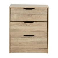 ราคา Index Living Mall Official Store ตู้ 3 ลิ้นชัก รุ่นเทียน่า สีธรรมชาติ (12159584)