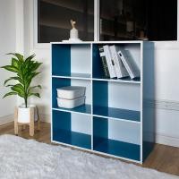 ราคา Home Plus Furniture ชั้นอเนกประสงค์ 6 ช่อง ฟ้า (12145675)