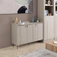 ราคา SB Design Square ชั้นวางทีวี ขนาด 120 ซม รุ่น Lavique สีครีม (114x40x80 cm.) (12142619)