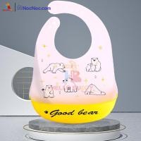 ราคา Hello Buddy ผ้ากันเปื้อนซิลิโคน ผ้ากันเปื้อนสำหรับเด็กทารก ถาดรองอาหารกันเปื้อน Baby Bib ซิลิโคนกันเปื้อน P22 (12188213)