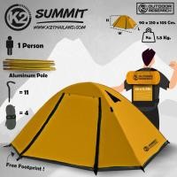 ราคา K2 เต็นท์ ขนาดนอน 1 คน เสาอลูมิเนียม น้ำหนักเบา Summit สีเหลือง (12178578)