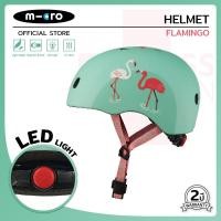 ราคา Baby Basket Shop Micro Helmet หมวกกันน็อคสำหรับเด็ก ป้องกันอุบัติเหตุขณะเล่นสกู๊ตเตอร์ ลาย Flamingo M53-58Cm MC-AC2124BX (12201615)