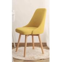 ราคา Kawaree shop เก้าอี้ มินิมอล แบบหมุนได้ เก้าอี้ร้านกาแฟ ขาไม้บีช เก้าอี้เอนกประสงค์ 42x47x83cm. เหลือง (12207433)
