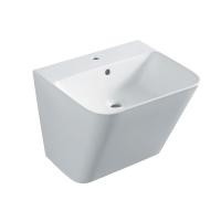 ราคา Nasco อ่างล้างหน้าทรงเหลี่ยม รุ่น : NL-041 ราชาวดี + ก๊อก FB-1205-SP (12200816)