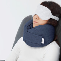 ราคา Mr.Big Travel Pillow หมอนรองคอ ไซส์ใหญ่ (L) Navy Blue (12247789)