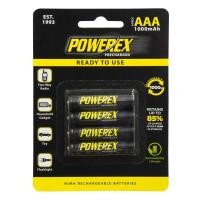 ราคา Powerex ถ่านชาร์จPowerex Precharged AAA 1000mAh เเพ็ค 4 ก้อน (12219412)