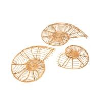 ราคา Corner 43 Decor หวายสานตกแต่งผนัง Nautilus Wall Decor Small (12234114)