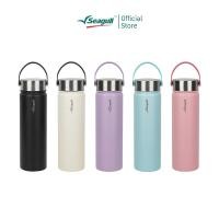 ราคา Seagull กระติกน้ำสุญญากาศ แฮนดี้ 0.75 ลิตร ฝาเกลียวปิดสนิท ไม่หกเลอะเทอะ พร้อมหูหิ้ว สีดำ (12261221)