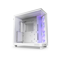 ราคา NZXT H6 Flow RGB Compact Dual-Chamber Mid-Tower Airflow Case White สีขาว (12339694)
