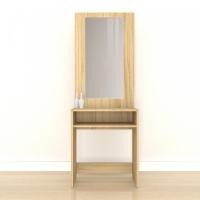 ราคา DELICATO โต๊ะเครื่องแป้ง รุ่น Rena ขนาด 60X40X165ซม.สีไลท์โอ๊ค (12322400)