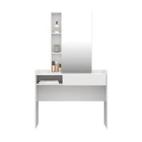 ราคา Wardrobe Decor โต๊ะเครื่องแป้งแบบนั่ง รุ่น Melda สีขาว (100X45X165 cm.) แบรนด์ KONCEPT FURNITURE (12376801)