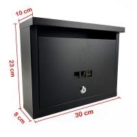 ราคา ตู้รับจดหมาย Robin mailbox no.521 (สีดำ/อัลลอยด์) ดำทราย (12377832)