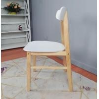 ราคา Heavenly Shopเก้าอี้ทานข้าว เก้าอี้ไม้ยางพารา ที่นั่งเป็นไม้เต็ม รับน้ำหนักได้ดี สีขาว สีขาวไม้ 43 x 53 x 85 cm. (12406043)