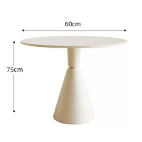 ราคา FairyHouse โต๊ะอาหาร แบบกลม สไตล์มินิมอล โต๊ะทานข้าว เก้าอี้ทานข้าว DT24-03 โต๊ะ60ซม (12379760)