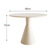 ราคา FairyHouse โต๊ะอาหาร แบบกลม สไตล์มินิมอล โต๊ะทานข้าว เก้าอี้ทานข้าว DT24-03 โต๊ะ90ซม (12379763)