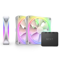 ราคา NZXT F120 RGB Duo Triple Pack 3x120mm RGB Fan With Controller สีขาว (White) (12380707)