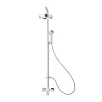 ราคา COTTO CT2149WS ก๊อกผสมยืนอาบน้ำพร้อมฝักบัววสายอ่อน 3 ฟังก์ชั่นและฝักบัวก้านแข็งขนาด 8 นิ้ว (12394403)