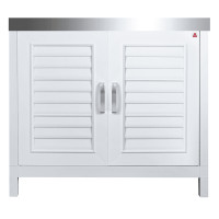 ราคา ADVANCED ตู้พร้อมอ่างล้างจานสเตนเลส 1 หลุมมีที่พัก 89x61x80 ซม. CAV-9060 MB1 สีขาว (12453356)