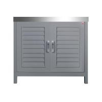 ราคา ADVANCED ตู้พร้อมซิงค์ล้างจานสเตนเลส 1 หลุมมีที่พัก 89x61x80 ซม. CAV-9060 MB2 สีเทา (12452608)