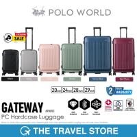 ราคา POLO WORLD PW901 Gateway PC Hardcase Luggage กระเป๋าเดินทาง ล้อลาก โปโลเวิล์ด รุ่นเกทเวย์ มีรับประกัน 2 ปี* Pink,Trunk 29" (12470797)