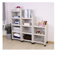 ราคา GOME ชั้นวางอเนกประสงค์ 5 ชั้น พร้อมล้อหน้าแคบ #5985 ขนาด 29.5x36x98.5 ซม. สีขาว (12427454)